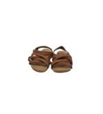 Sandale copii 22, imitatie de piele, maro - imagine 3