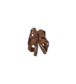 Sandale copii 22, imitatie de piele, maro - imagine 4