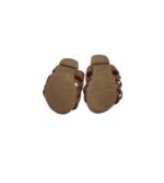 Sandale copii 22, imitatie de piele, maro - imagine 5
