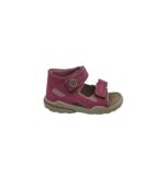 Sandale copii Ricosta, 23, imitatie de piele, material textil, roz