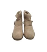 Botine dama Vara Blue Motion , 38, piele intoarsa, bej - imagine 3
