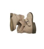 Botine dama Vara Blue Motion , 38, piele intoarsa, bej - imagine 4