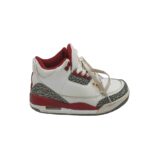 Adidasi dama Jordan, 38, imitatie de piele, piele, alb rosu