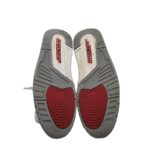 Adidasi dama Jordan, 38, imitatie de piele, piele, alb rosu - imagine 5