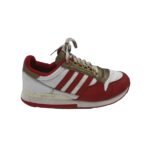 Adidasi barbati Adidas, 45, piele, alb rosu