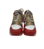 Adidasi barbati Adidas, 45, piele, alb rosu - imagine 3