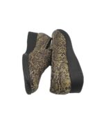 Pantofi dama Ara, 38, material textil, negru bej - imagine 4