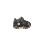 Sandale copii Baren-Schuhe, 24, piele intoarsa, gri