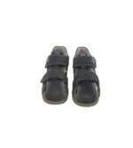 Sandale copii Baren-Schuhe, 24, piele intoarsa, gri - imagine 3