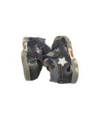 Sandale copii Baren-Schuhe, 24, piele intoarsa, gri - imagine 4