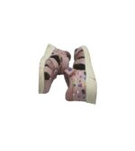 Sandale copii 23, imitatie de piele, roz - imagine 4
