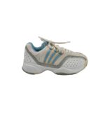 Adidasi dama Adidas, 39, imitatie de piele, material textil, alb