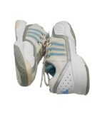 Adidasi dama Adidas, 39, imitatie de piele, material textil, alb - imagine 4