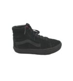 Tenisi barbati Vans, 43, piele intoarsa, negru
