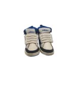 Adidasi copii Adidas, 22, imitatie de piele, alb albastru - imagine 2