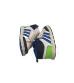 Adidasi copii Adidas, 22, imitatie de piele, alb albastru - imagine 3