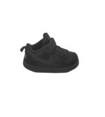 Adidasi copii Nike, 24, imitatie de piele, negru