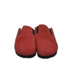 Saboti dama Comfort, 39, piele intoarsa, rosu - imagine 3