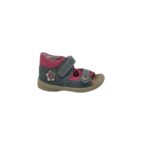 Sandale copii Superfit, 26, piele intoarsa, albastru