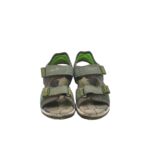 Sandale copii Superfit, 29, material textil, gri verde - imagine 3