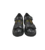 Balerini copii 34, imitatie de piele, negru - imagine 3