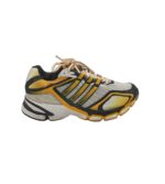 Adidasi barbati Adidas, 46, imitatie de piele, material textil, alb negru