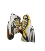 Adidasi barbati Adidas, 46, imitatie de piele, material textil, alb negru - imagine 4