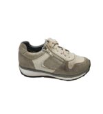 Adidasi dama Xsensible, 41, piele intoarsa, piele, alb gri