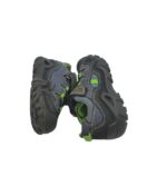 Adidasi copii Elefanten, 26, imitatie de piele, piele intoarsa, material textil, gri - imagine 4