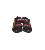 Sandale copii  25, imitatie de piele, material textil, rosu negru - imagine 3