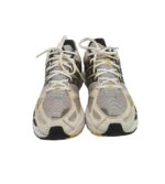 Adidasi barbati Adidas, 45, imitatie de piele, material textil, alb gri - imagine 3