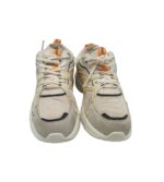 Adidasi dama  40, piele intoarsa, material textil, alb gri - imagine 3
