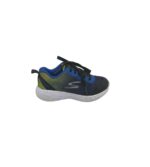 Adidasi copii Skechers, 28, material textil, negru albastru