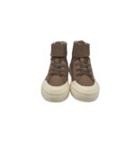 Tenisi copii H&M, 27, imitatie de piele, maro - imagine 3