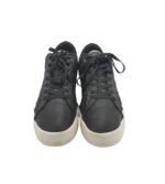 Adidasi dama Adidas, 39, imitatie de piele, material textil, negru - imagine 3