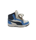 Adidasi copii Puma, 37, imitatie de piele, material textil, albastru alb