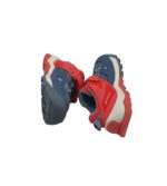 Adidasi copii Quechua, 27, imitatie de piele, material textil, albastru rosu - imagine 4