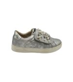Adidasi dama 40, imitatie de piele, gri