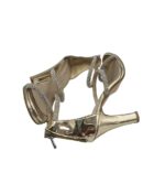 Sandale dama 39, imitatie de piele, auriu - imagine 4