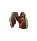 Sandale copii Clarks, 29, material textil, piele, gri portocaliu - imagine 4