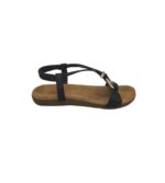 Sandale dama Annie G, 38, material textil, negru