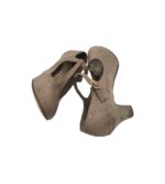 Pantofi dama Graceland, 38, material textil, bej - imagine 3