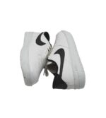 Adidasi dama 38, imitatie de piele, alb negru - imagine 4