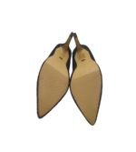 Pantofi dama Ideal Shoes, 36, material textil, negru gri - imagine 5