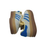 Adidasi dama Adidas, 38, piele intoarsa, gri - imagine 4