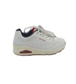 Adidasi barbati Skechers, 44, imitatie de piele, alb