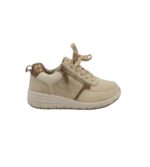 Adidasi dama 38, imitatie de piele, bej