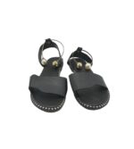 Sandale dama 38, imitatie de piele, negru - imagine 3