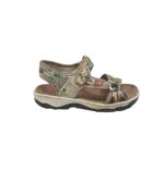 Sandale dama Rieker, 40, material textil, multicolor