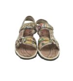 Sandale dama Rieker, 40, material textil, multicolor - imagine 3